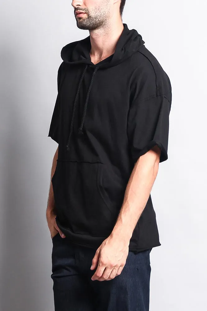 Men's Over Sized Hooded T-Shirt