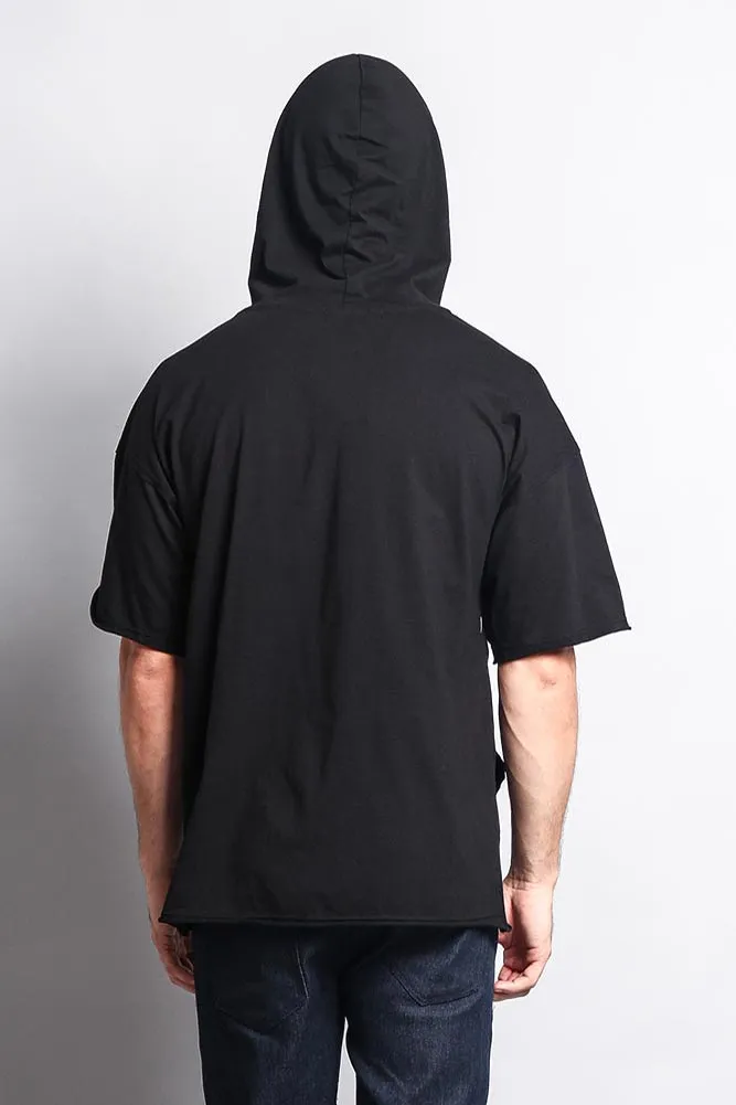 Men's Over Sized Hooded T-Shirt