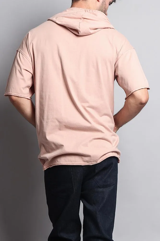 Men's Over Sized Hooded T-Shirt