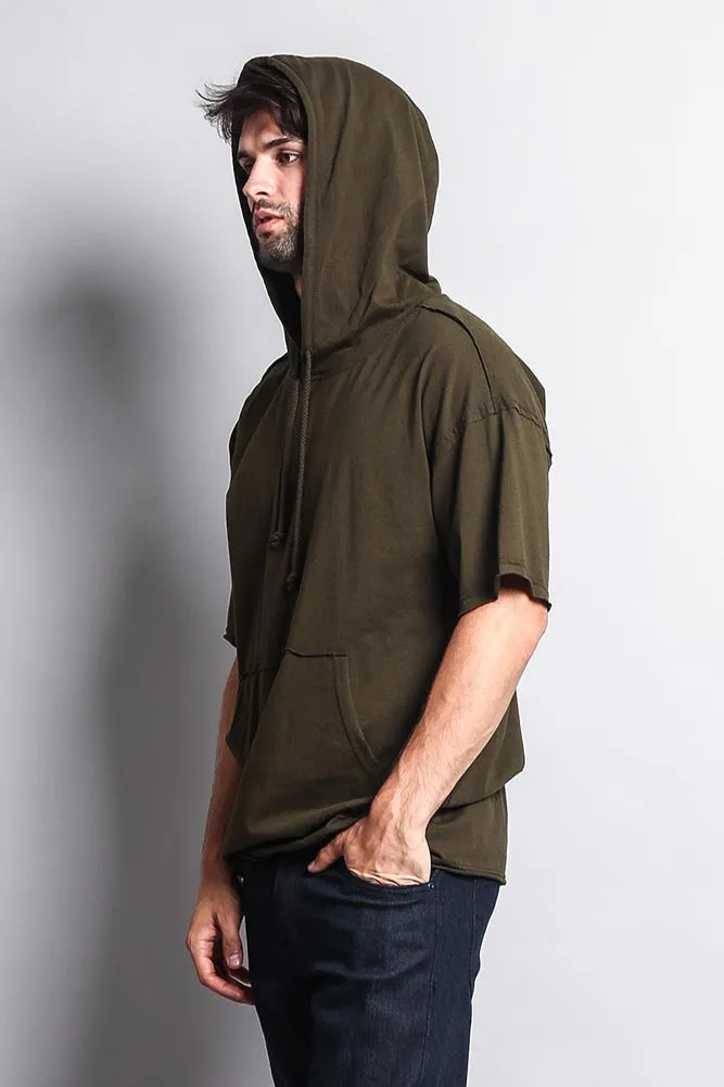 Men's Over Sized Hooded T-Shirt