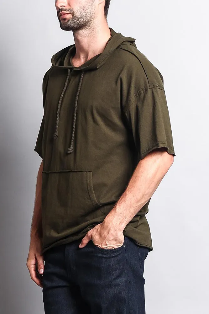 Men's Over Sized Hooded T-Shirt