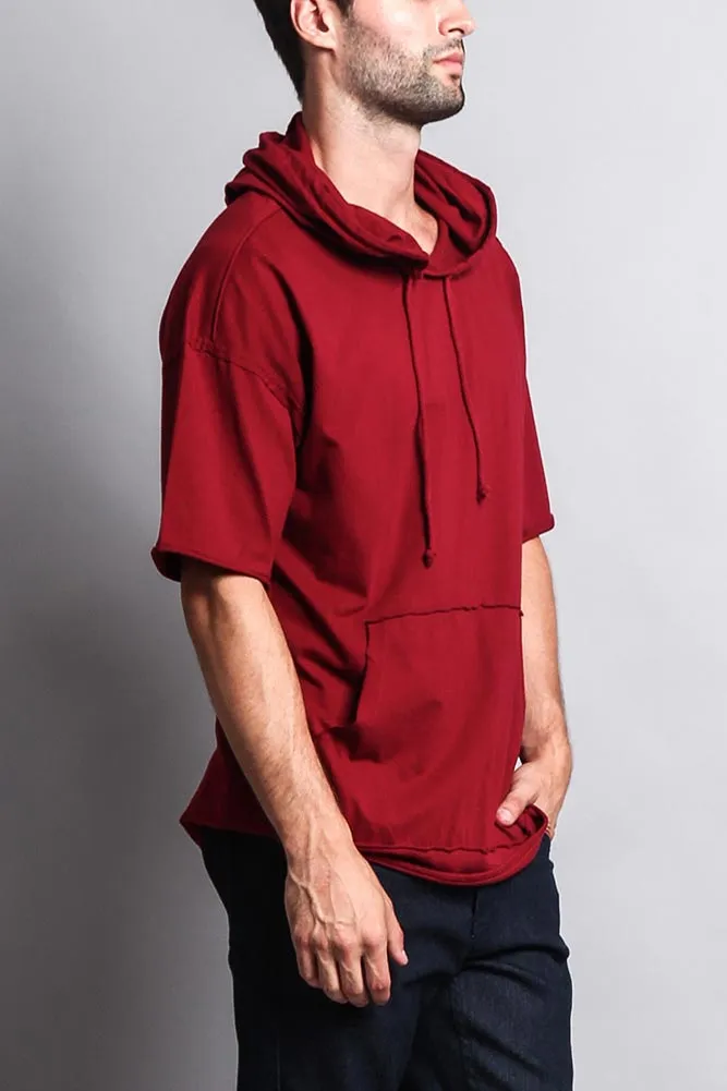 Men's Over Sized Hooded T-Shirt