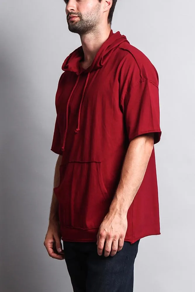 Men's Over Sized Hooded T-Shirt