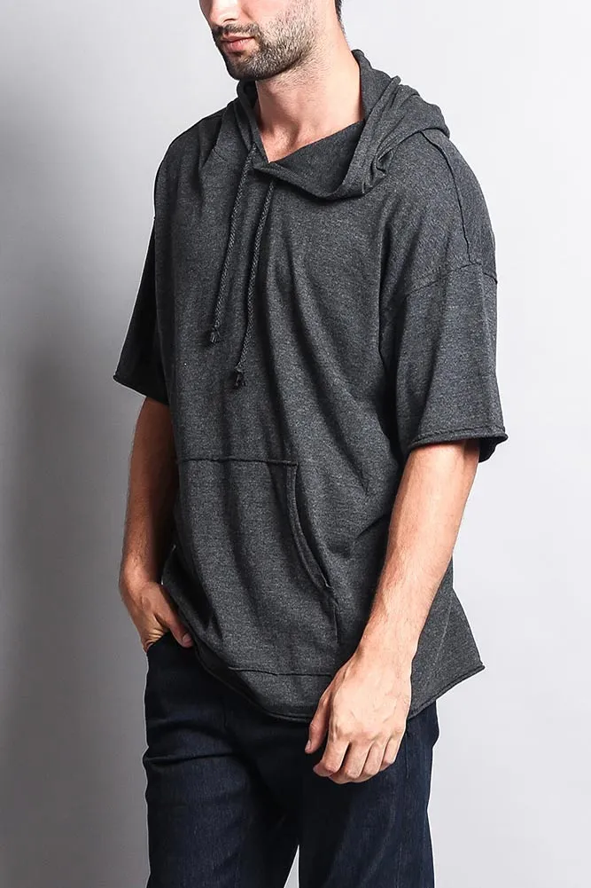 Men's Over Sized Hooded T-Shirt