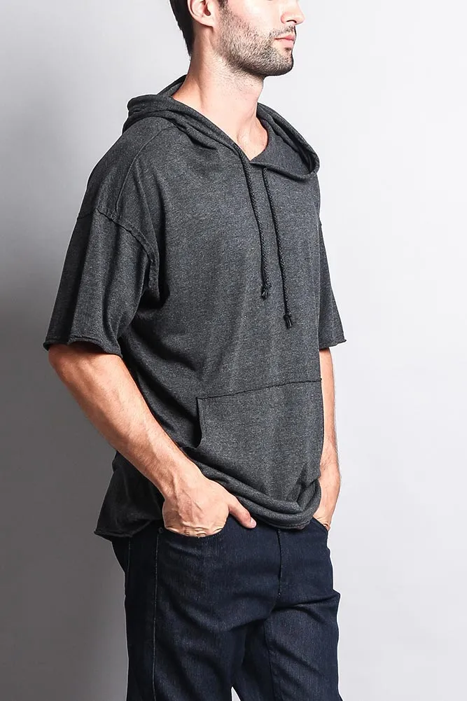 Men's Over Sized Hooded T-Shirt
