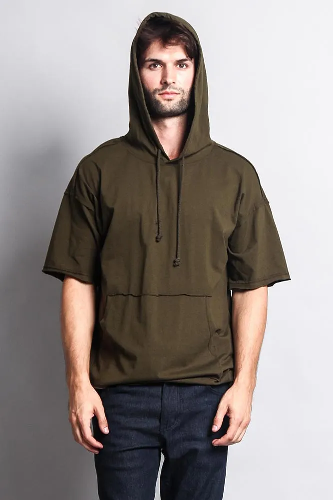 Men's Over Sized Hooded T-Shirt