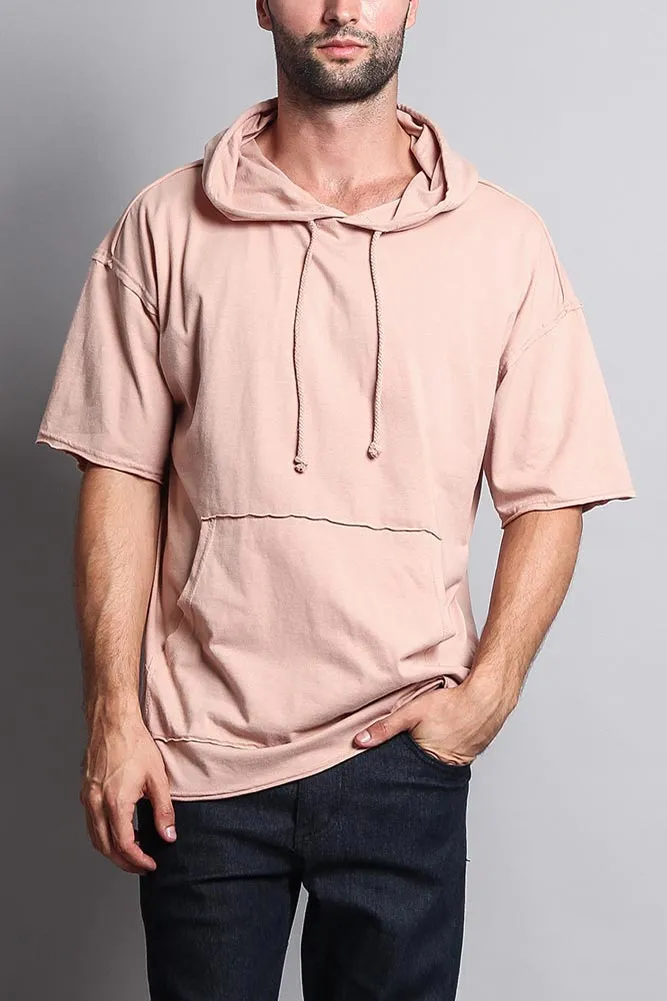 Men's Over Sized Hooded T-Shirt