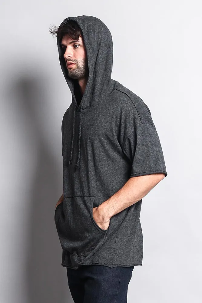 Men's Over Sized Hooded T-Shirt