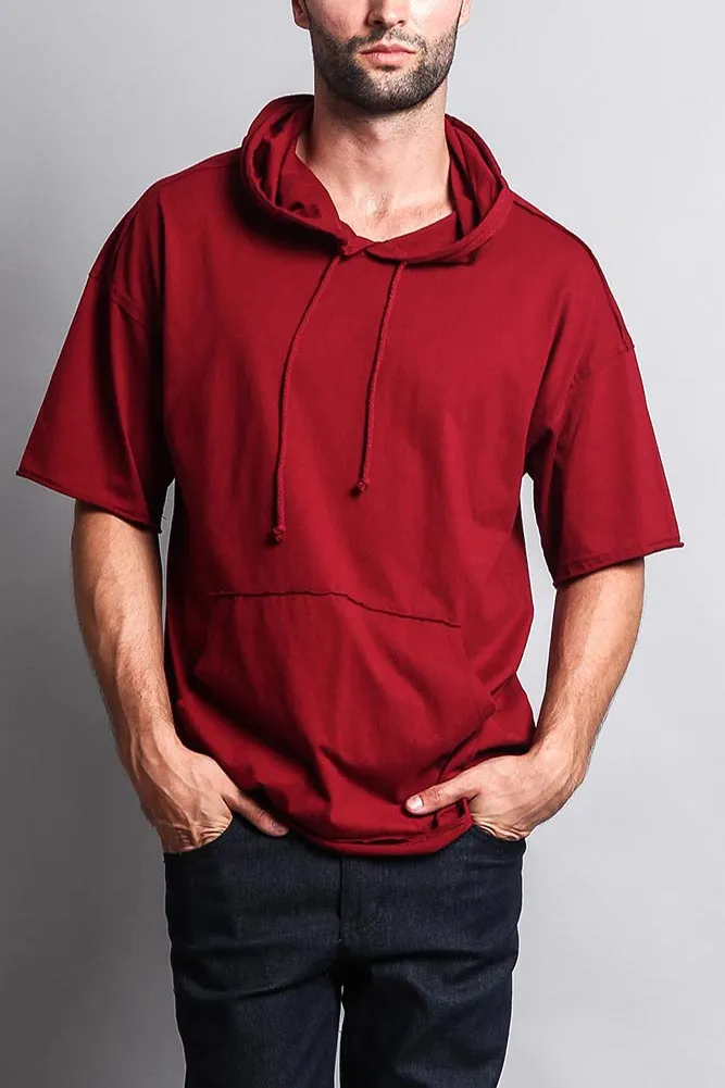 Men's Over Sized Hooded T-Shirt