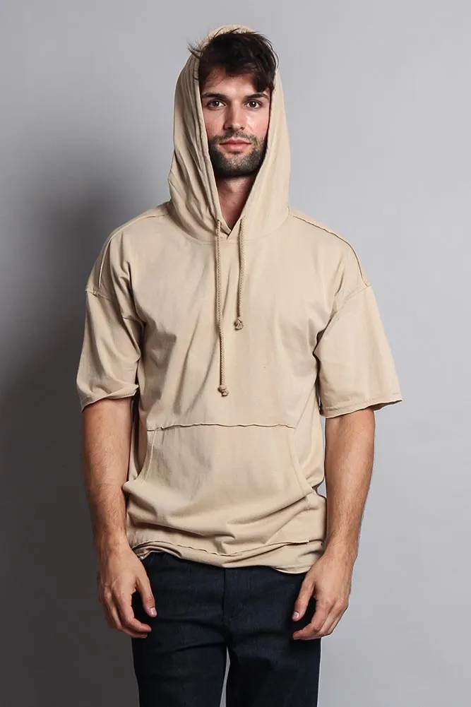 Men's Over Sized Hooded T-Shirt