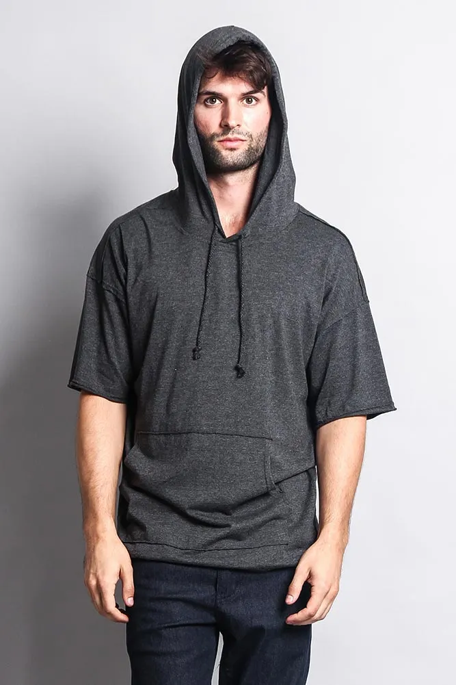Men's Over Sized Hooded T-Shirt