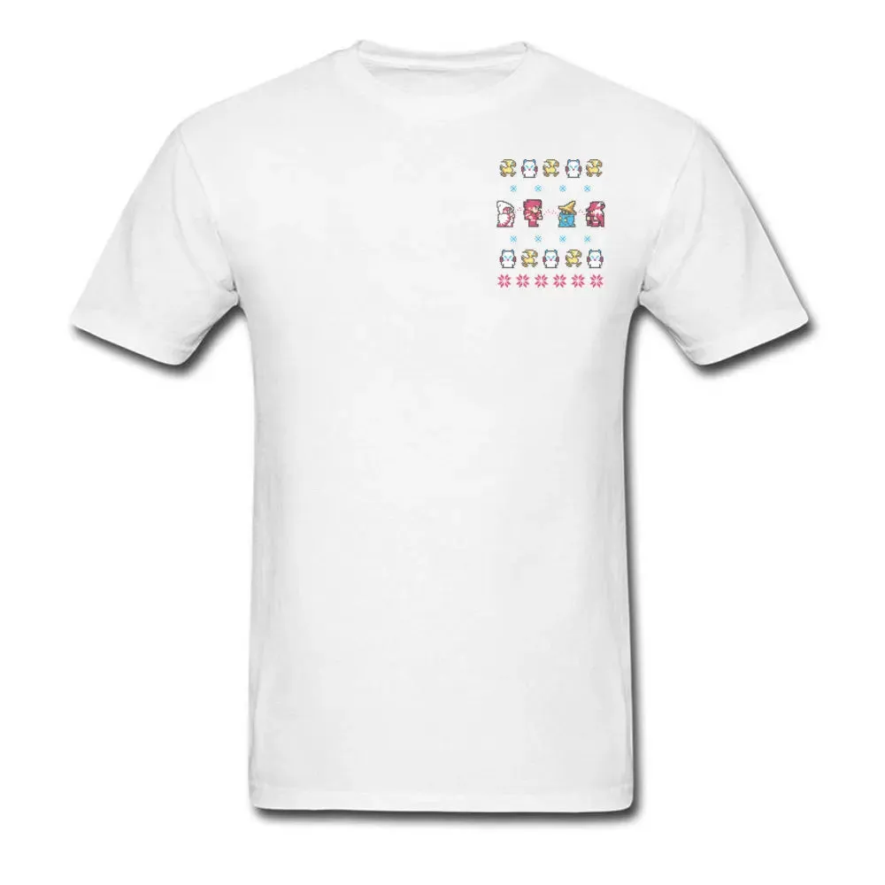 Men's T-shirts Christmas shirt Fantasy Street T Shirt 100% Cotton Clothes Adult Xmas Gift Tops Final Fantasy Tees Funny