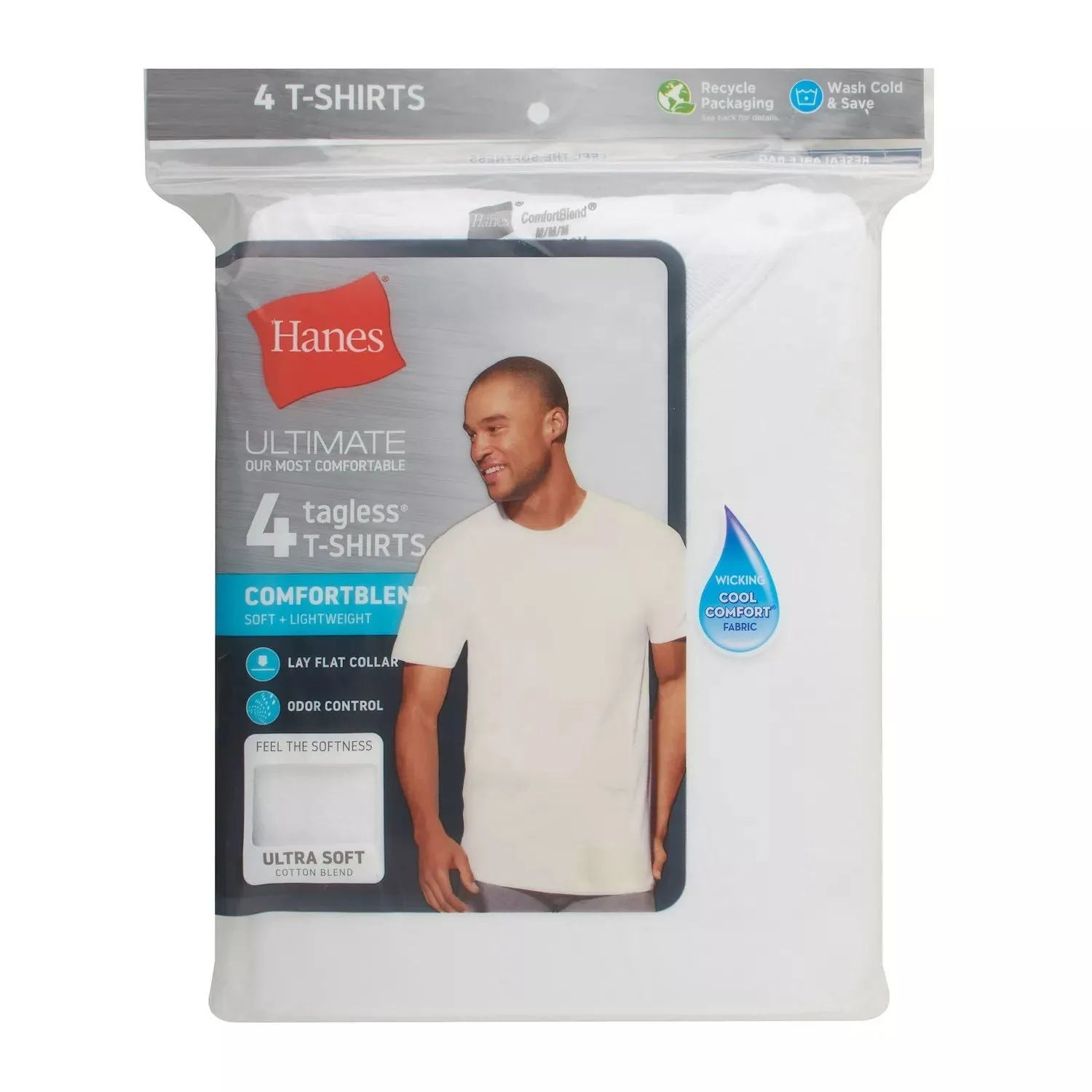 Men's T-shirts Hanes Ultimate ComfortBlend (4 pairs)
