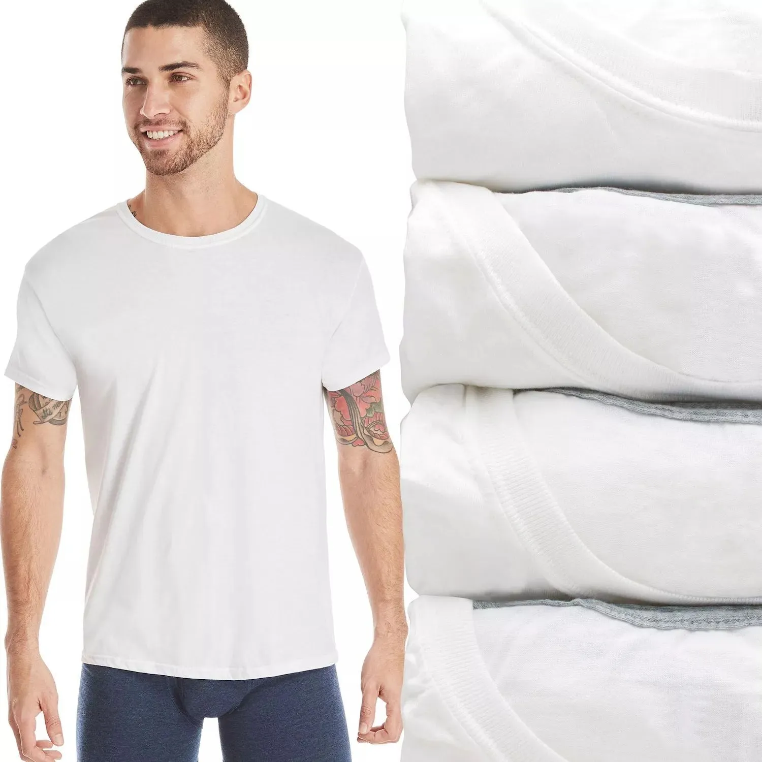 Men's T-shirts Hanes Ultimate ComfortBlend (4 pairs)