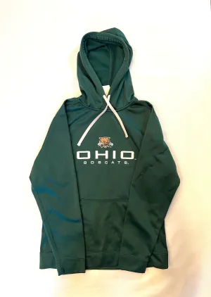 NCAA Ohio University Bobcats Green Hooded Sweatshirt Women size Medium