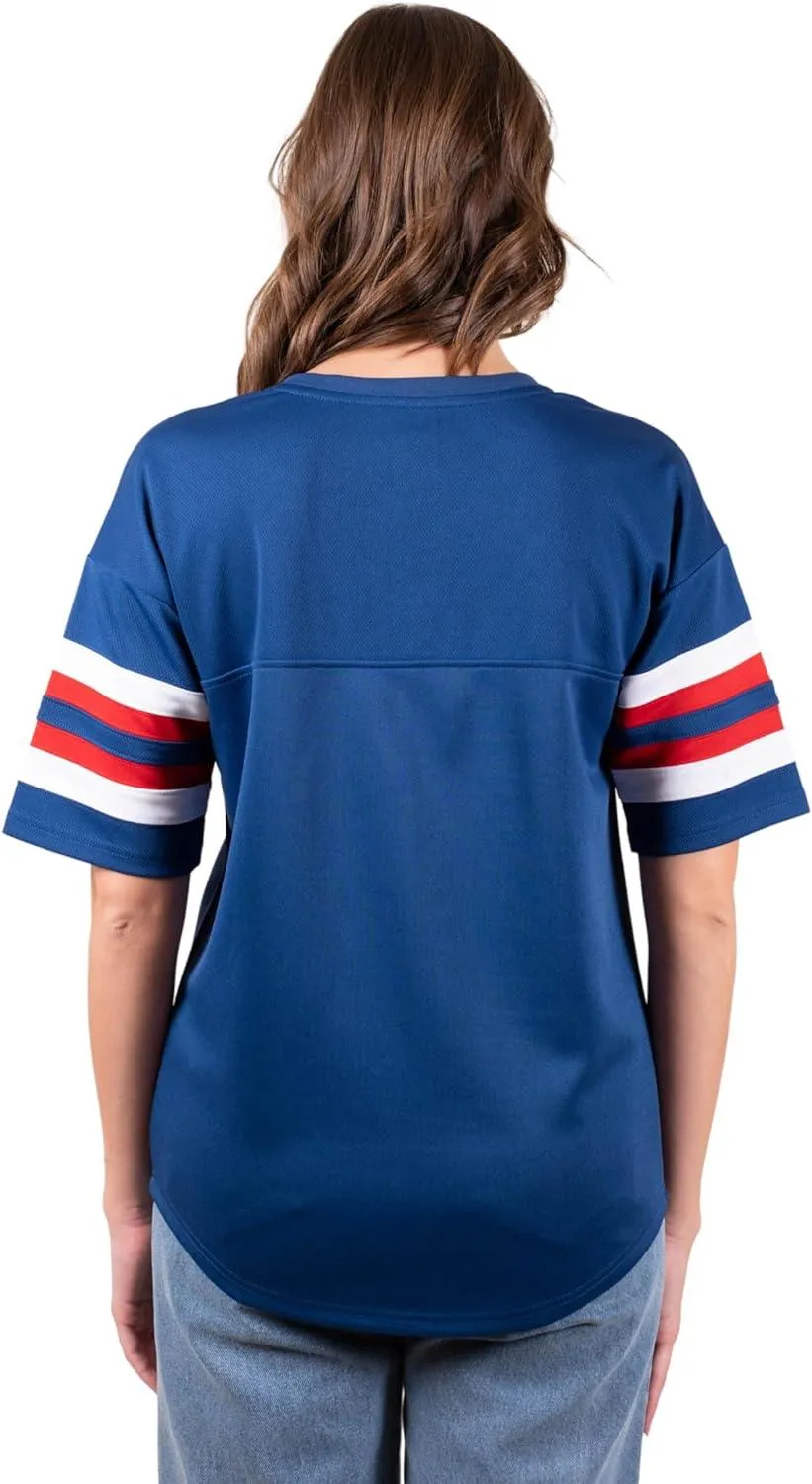NFL  Womens Standard Lace Up Tee Shirt Penalty Box|Buffalo Bills