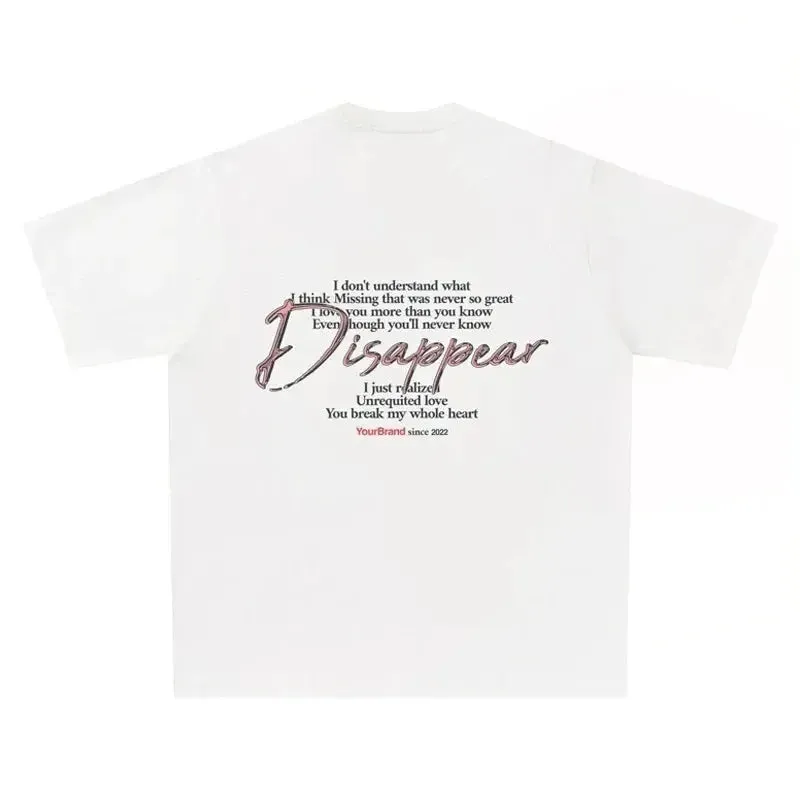 Oversized Crying Eyes Printed Design Tee