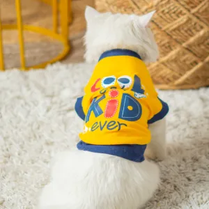 Pet Set Go Coolest Kid T-shirt for Cats (Yellow)