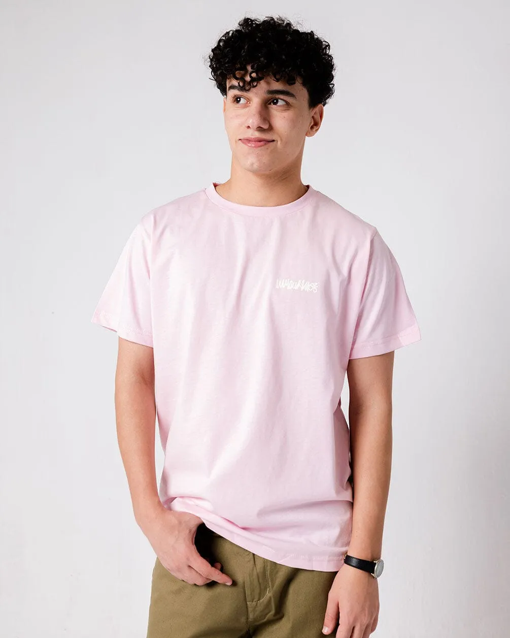Pink IYS Printed Regular Tee