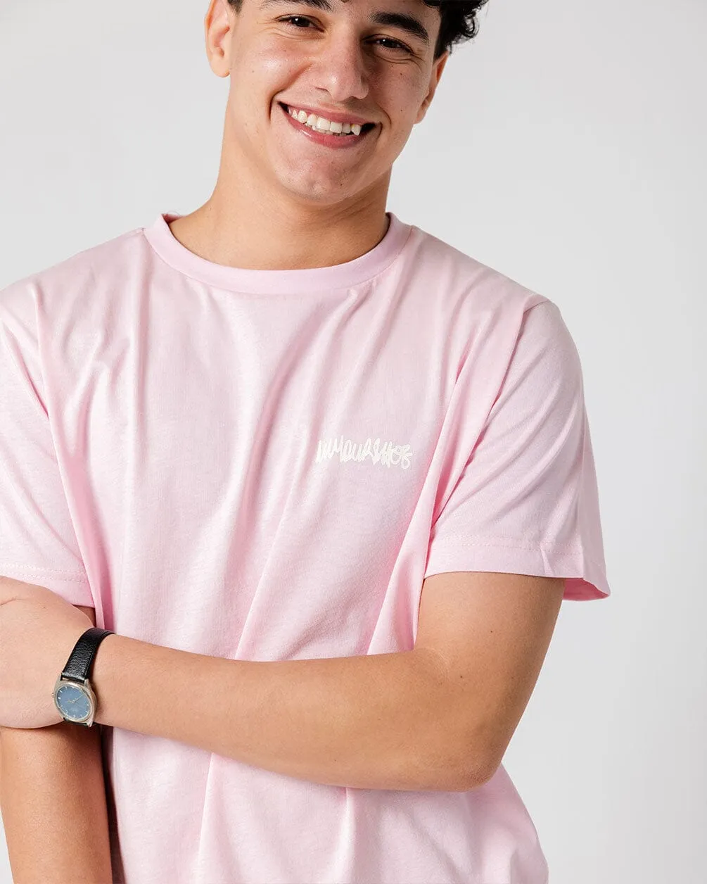 Pink IYS Printed Regular Tee