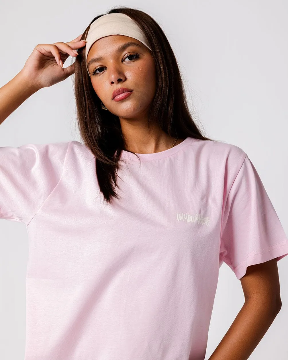 Pink IYS Printed Regular Tee