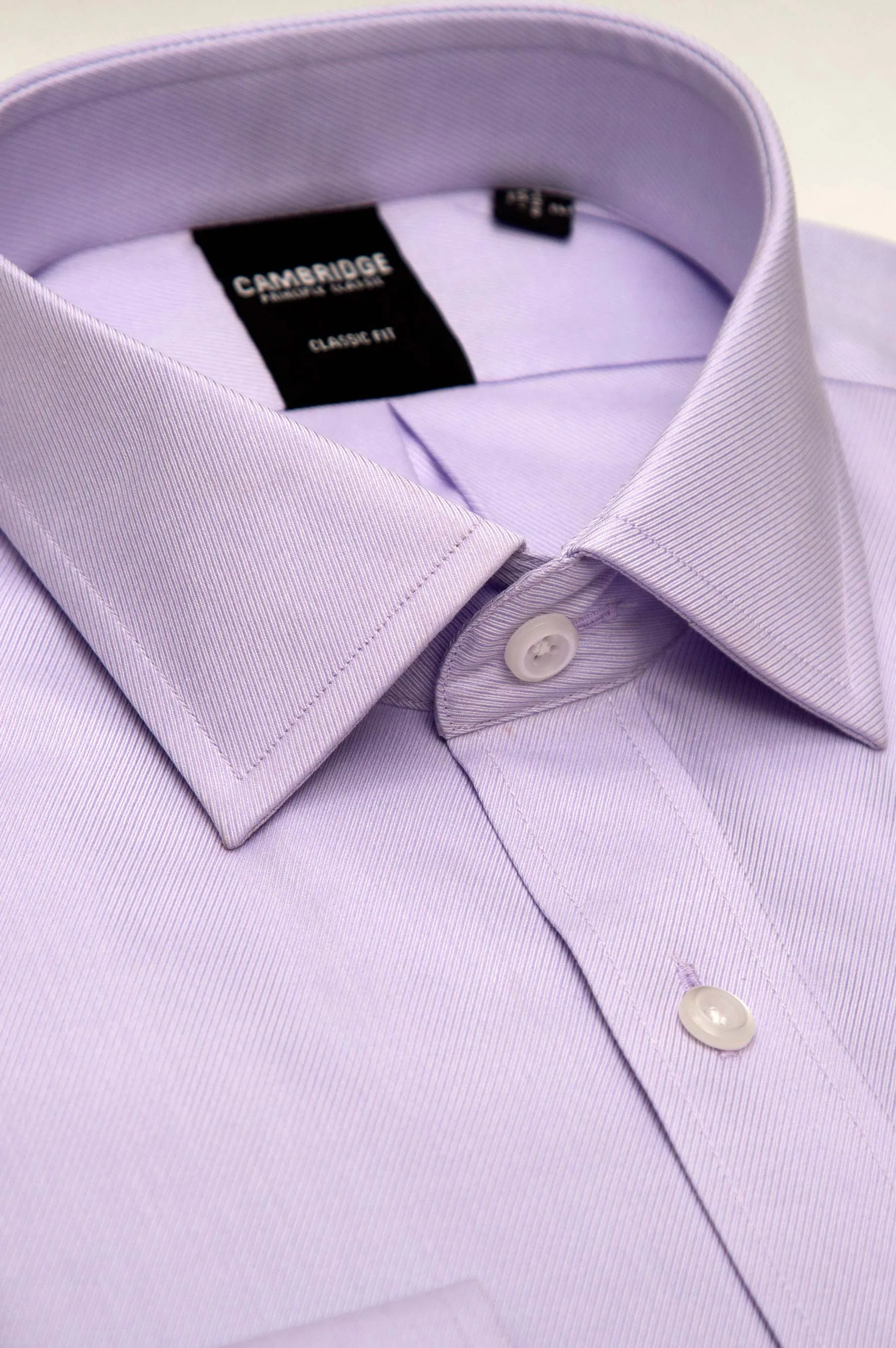 Pointed Collar Regimental Striped Dress Shirt