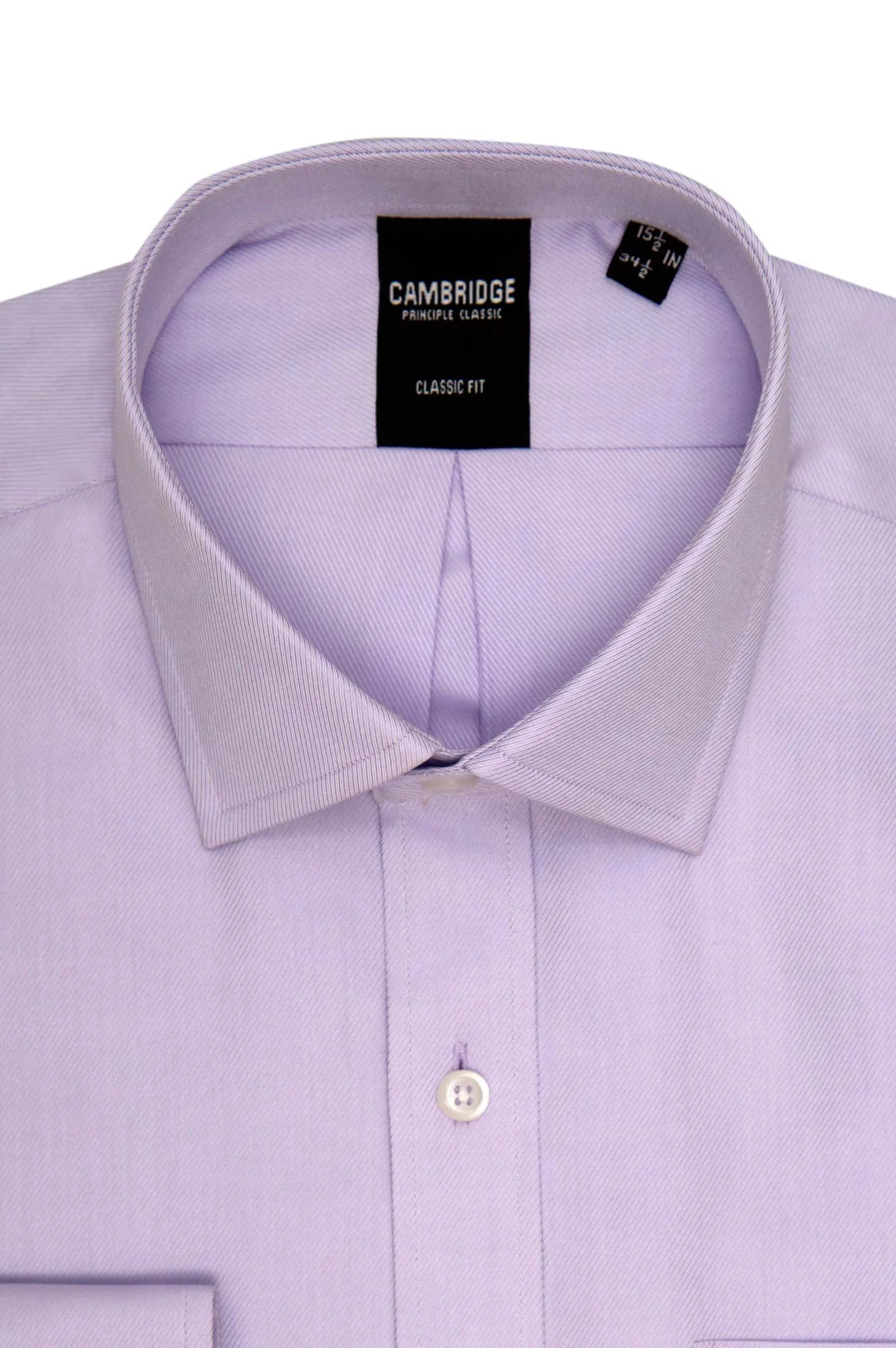 Pointed Collar Regimental Striped Dress Shirt