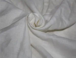 Pure linen fabric ivory color 112&quot; wide