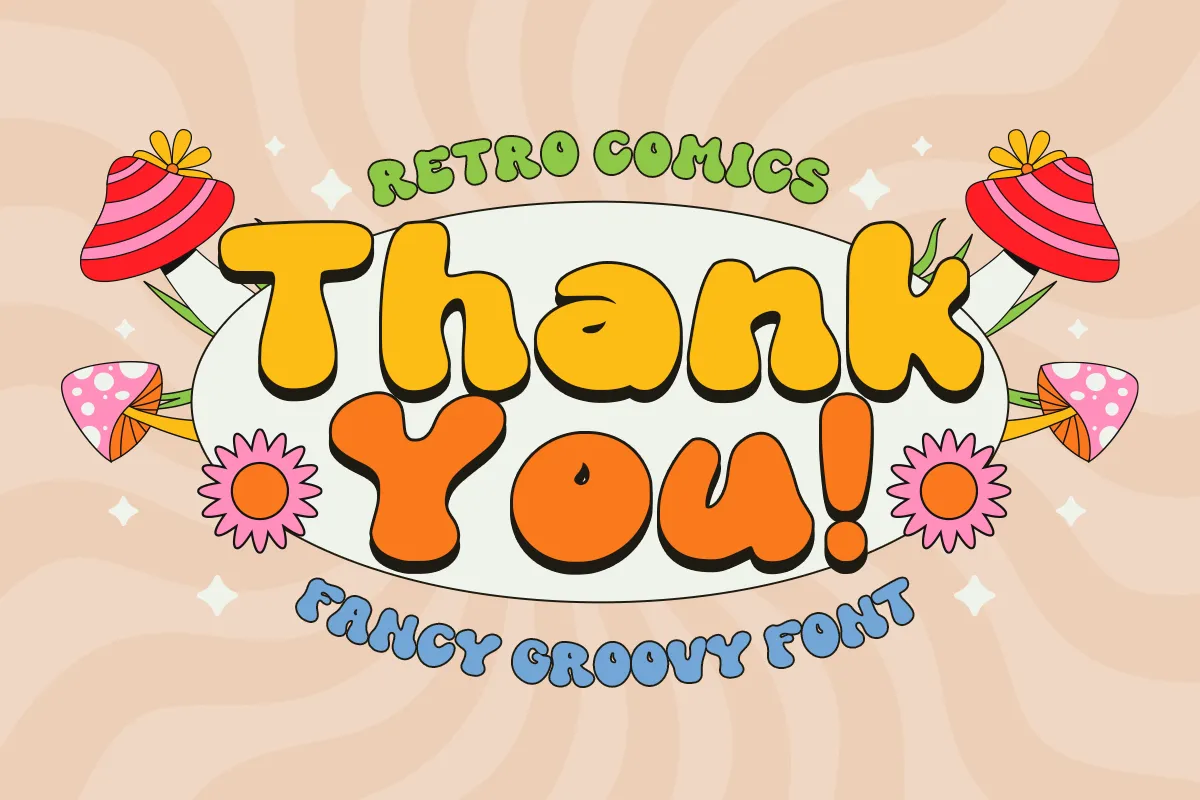 Retro Comics - Groovy Font