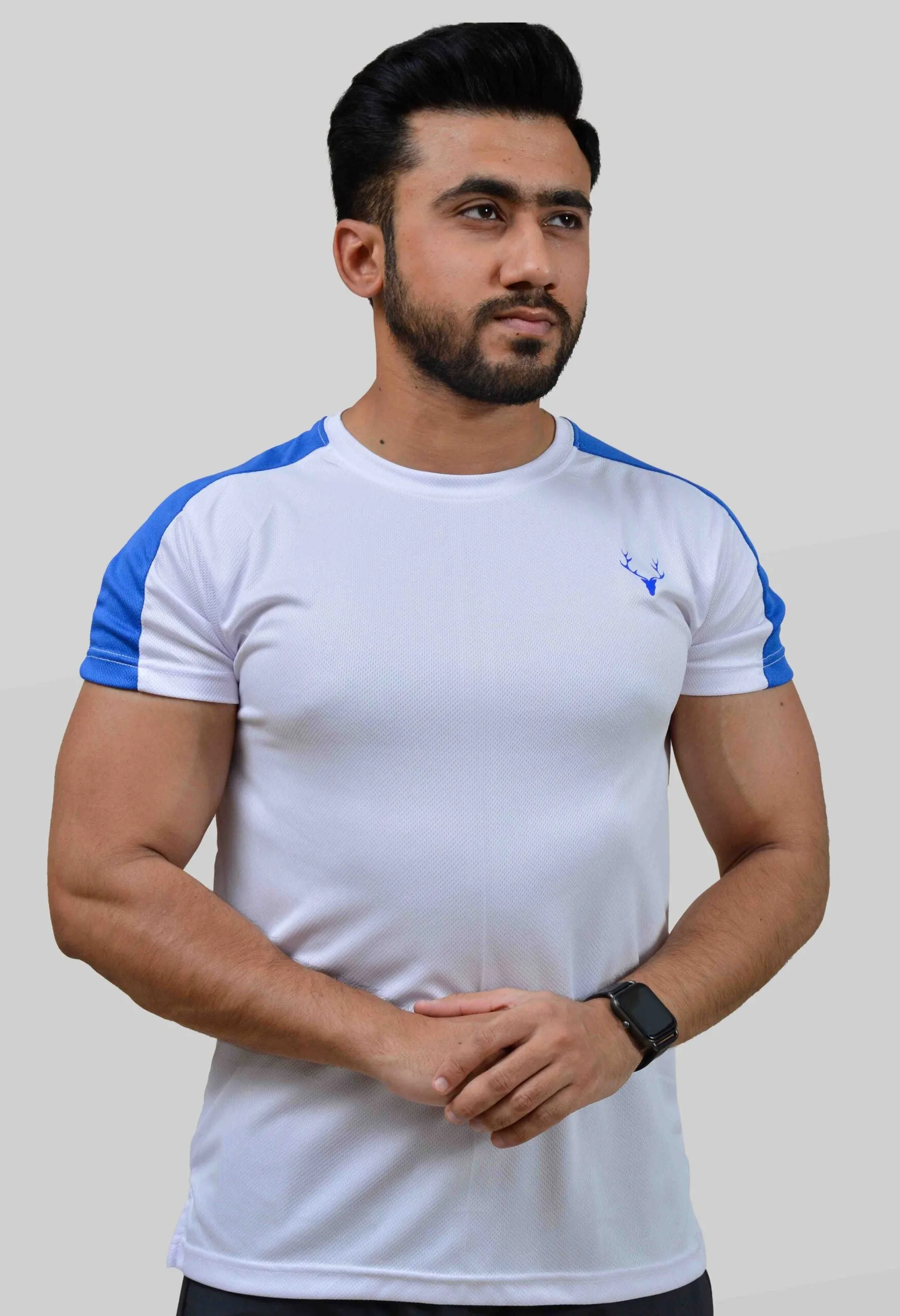 Revival Dri-Fit Tee 1.0 (White & Blue)