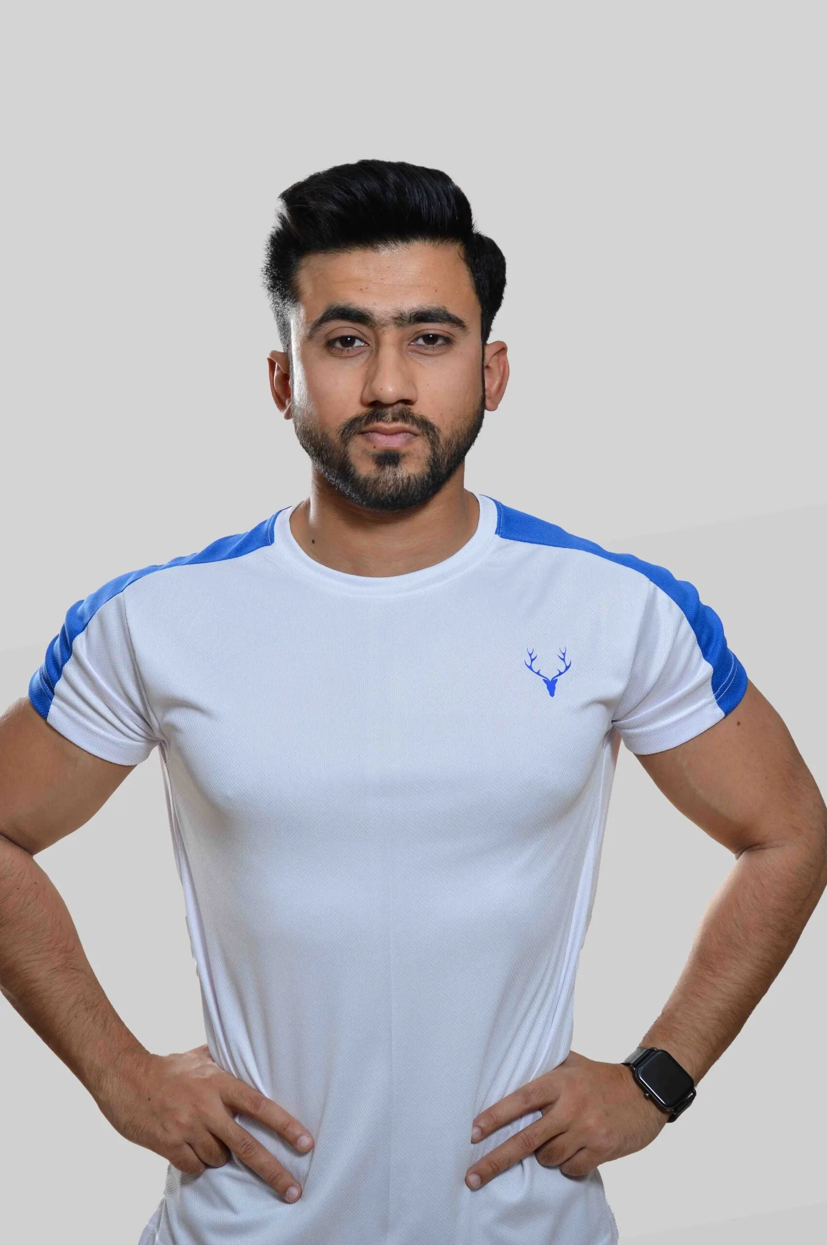 Revival Dri-Fit Tee 1.0 (White & Blue)