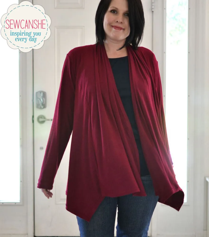 Scarf Neck Cardigan (Women)
