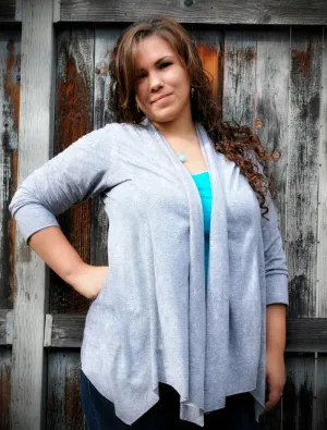 Scarf Neck Cardigan (Women)