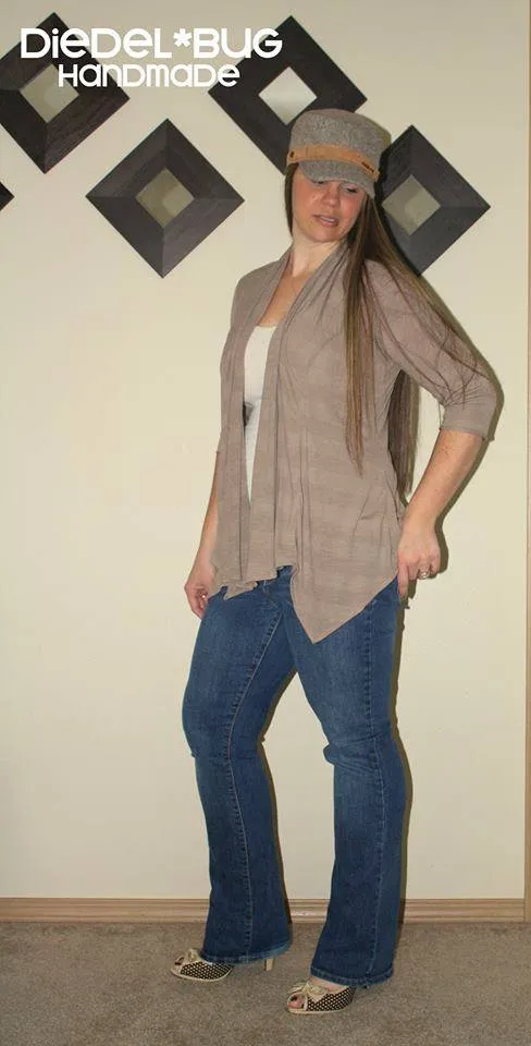 Scarf Neck Cardigan (Women)