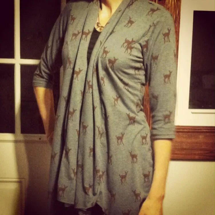 Scarf Neck Cardigan (Women)