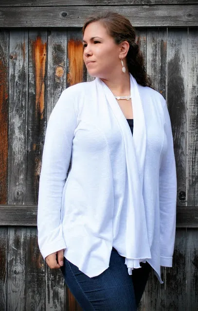 Scarf Neck Cardigan (Women)