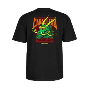 Skate One Powell Peralta Cab Street Dragon Tee - Black