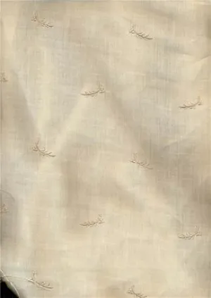 skin beige linen fabric 54