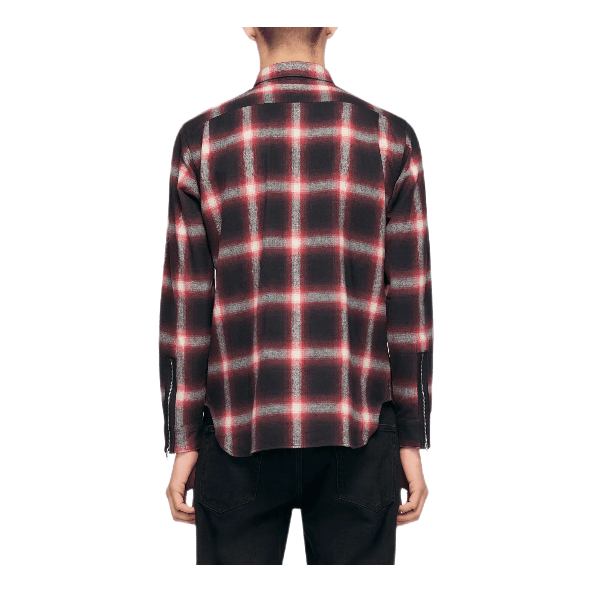 Sleeze Zip Shirt Red