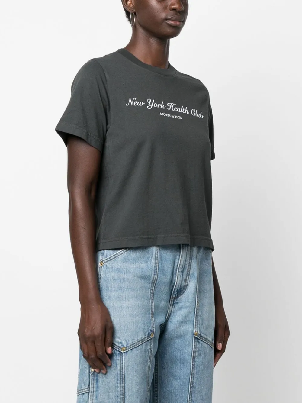 SPORTY & RICH MAIN T-shirts and Polos Black