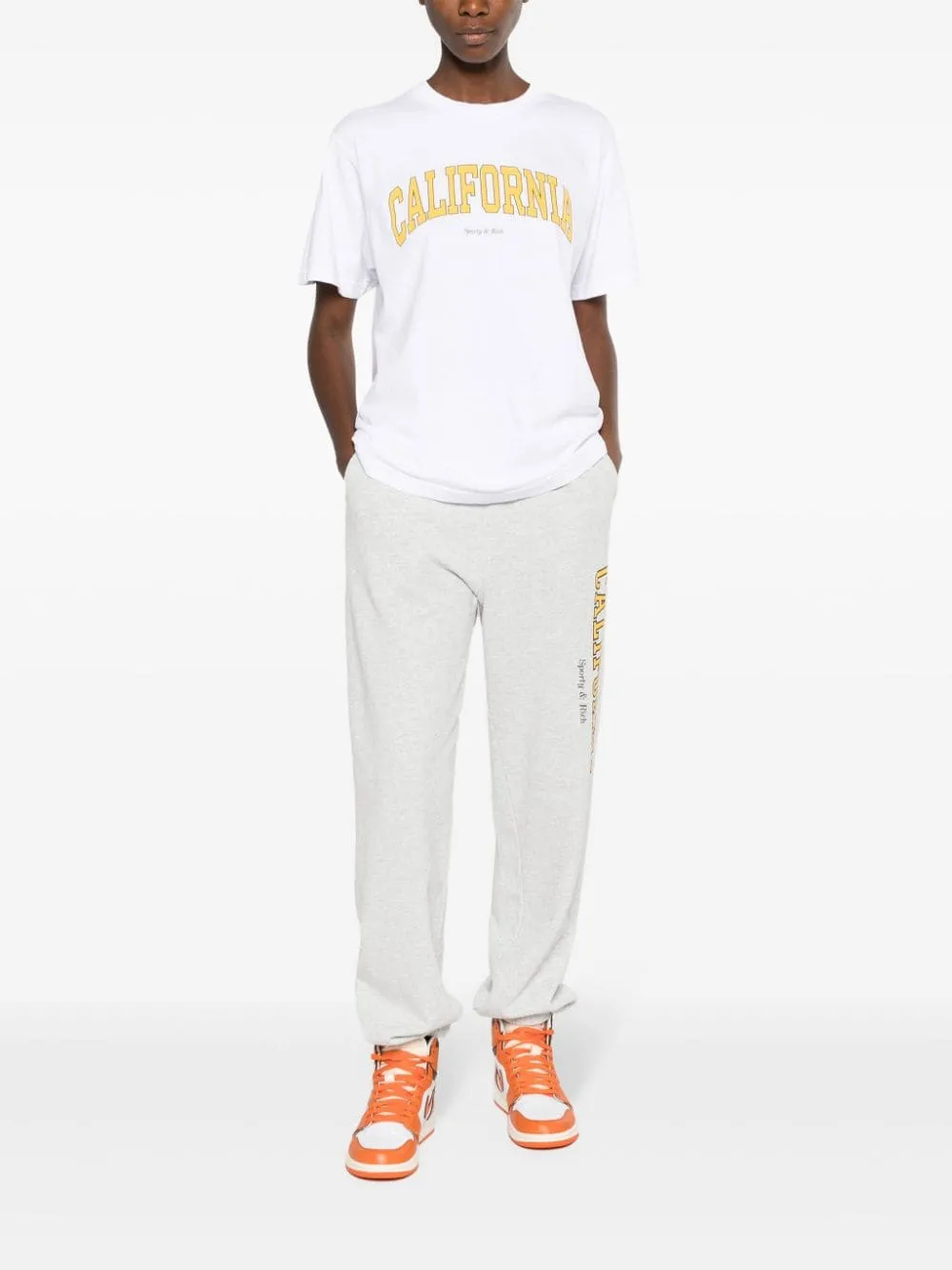 SPORTY & RICH T-shirts and Polos White