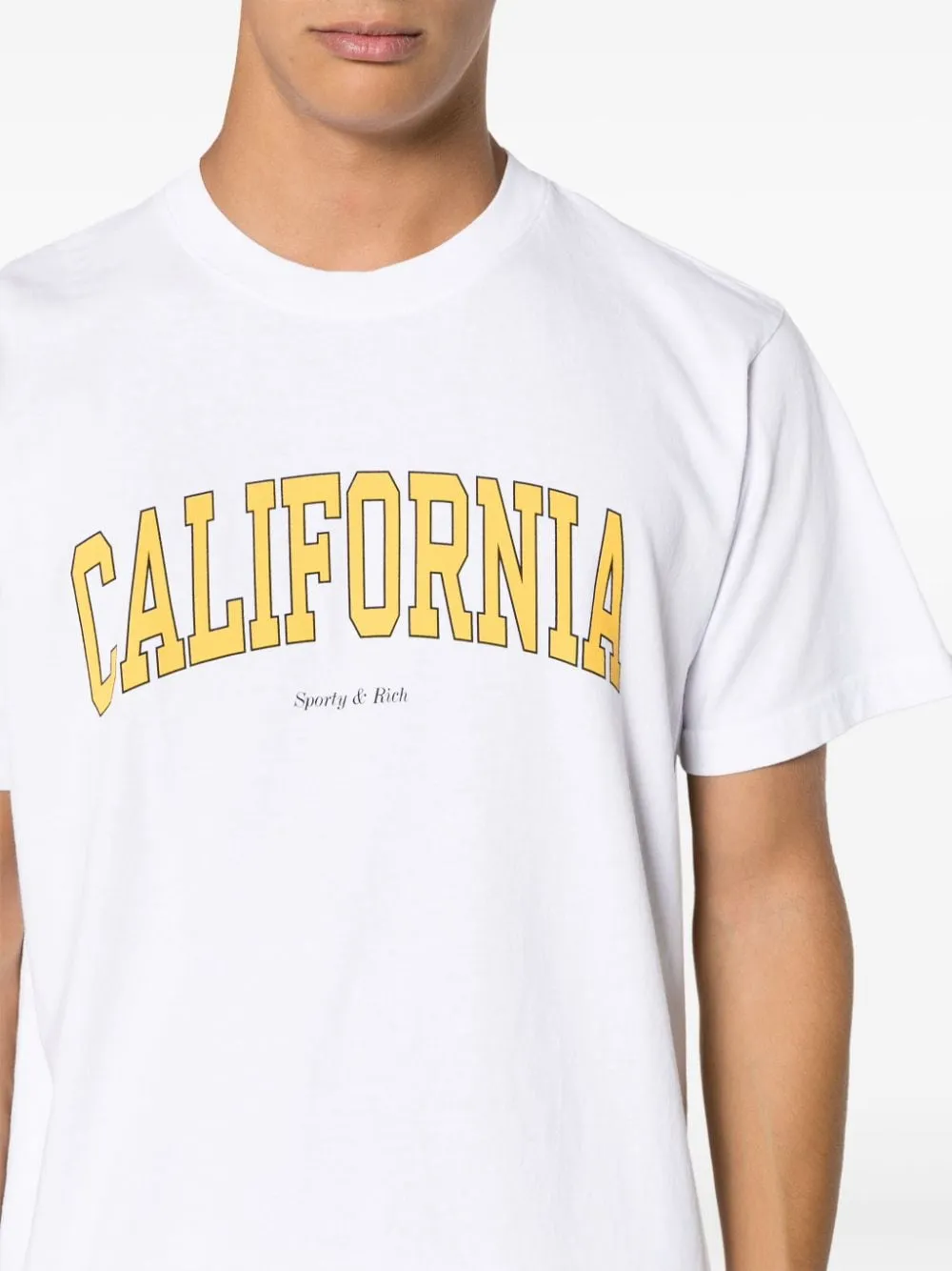SPORTY & RICH T-shirts and Polos White