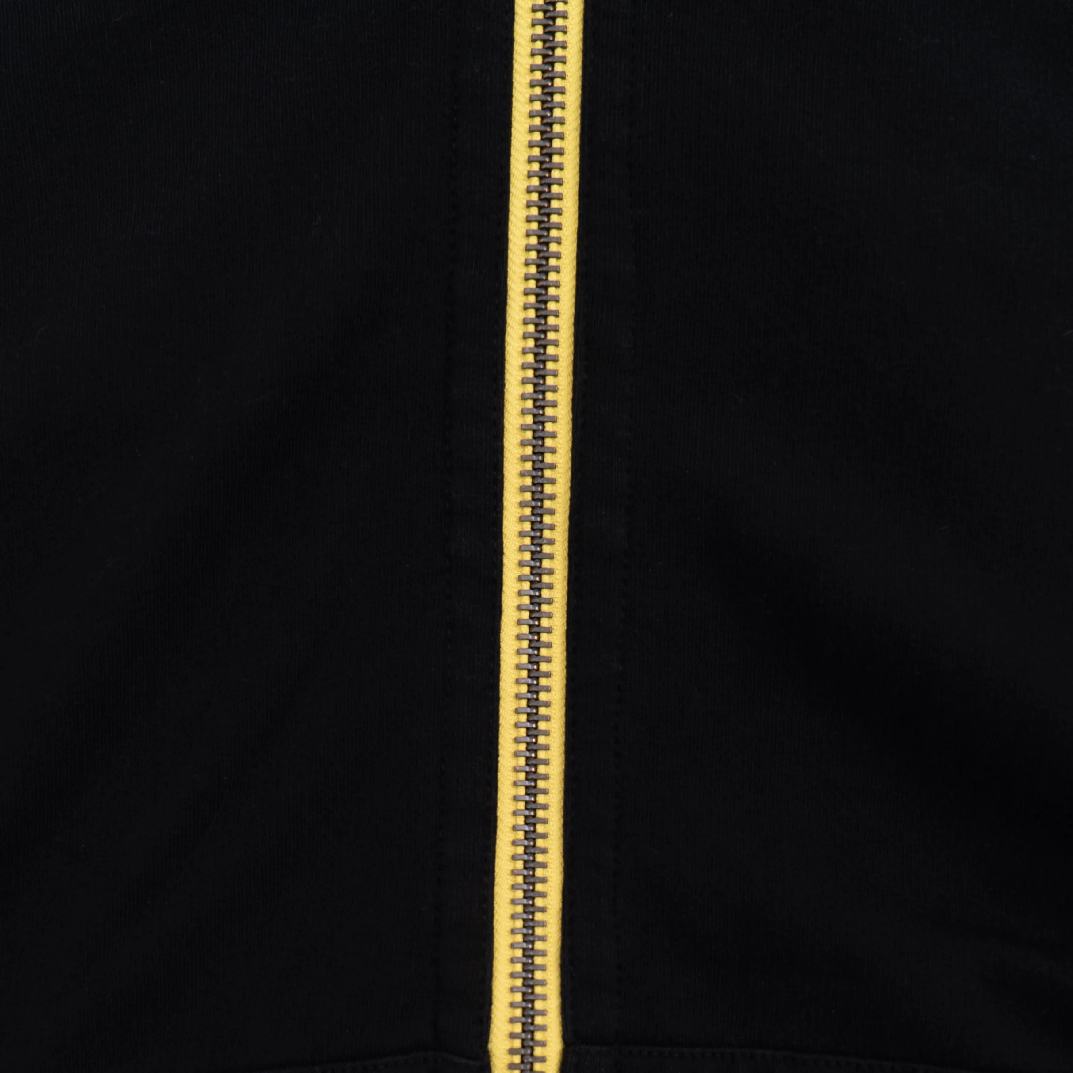 SS17 Yellow Contrast Zip Hoodie