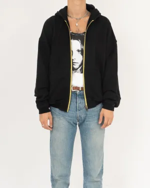 SS17 Yellow Contrast Zip Hoodie