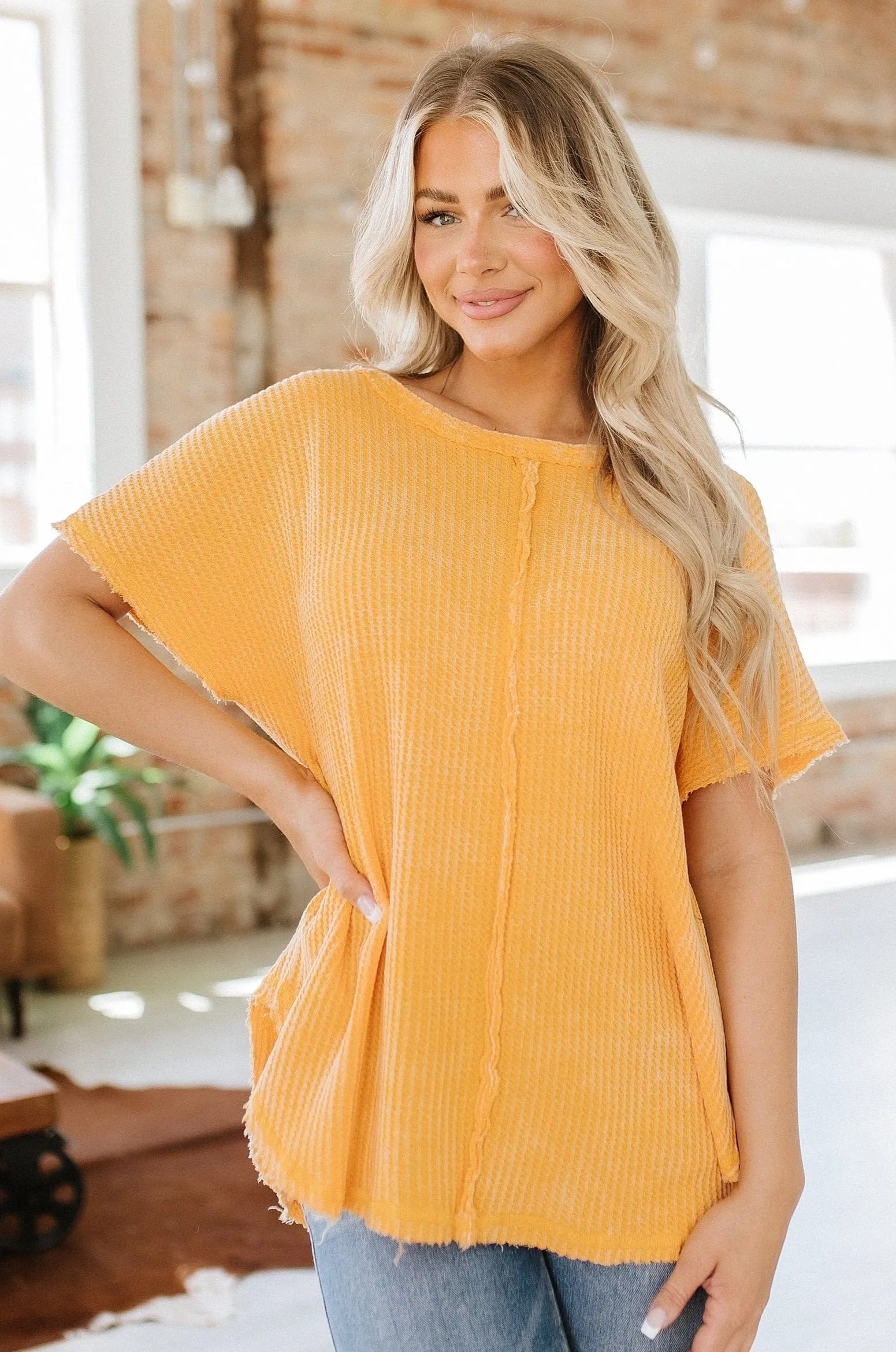 Stanton Washed Waffle Tunic