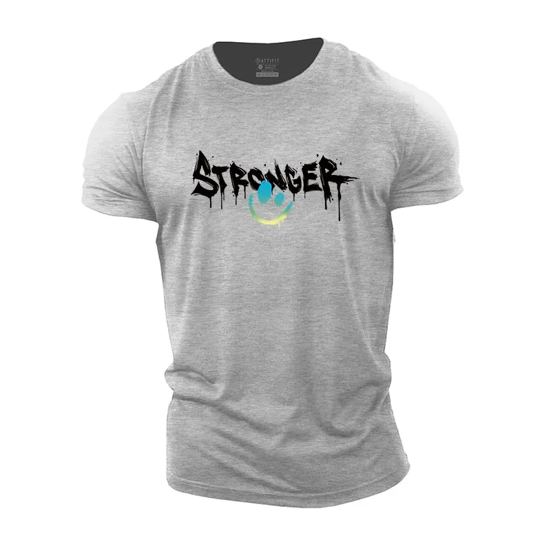 Stronger Graphic Men's Fitness T-shirts