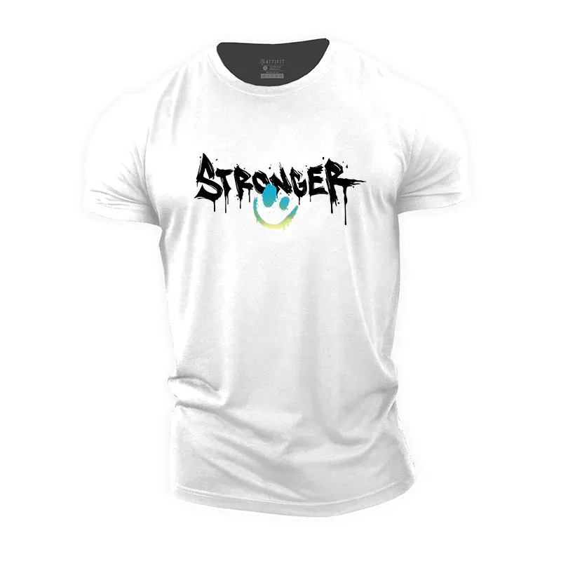 Stronger Graphic Men's Fitness T-shirts