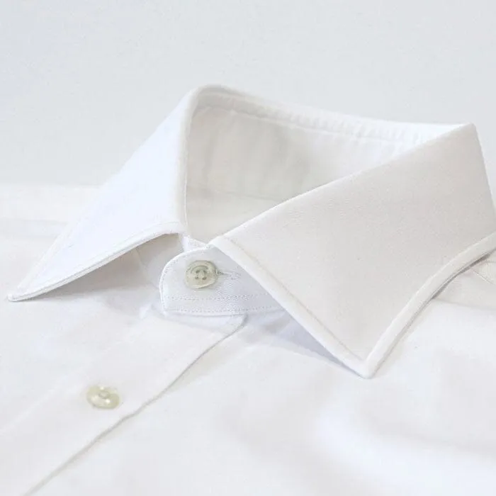 The White Fine Twill French Cuff Dress Shirt
