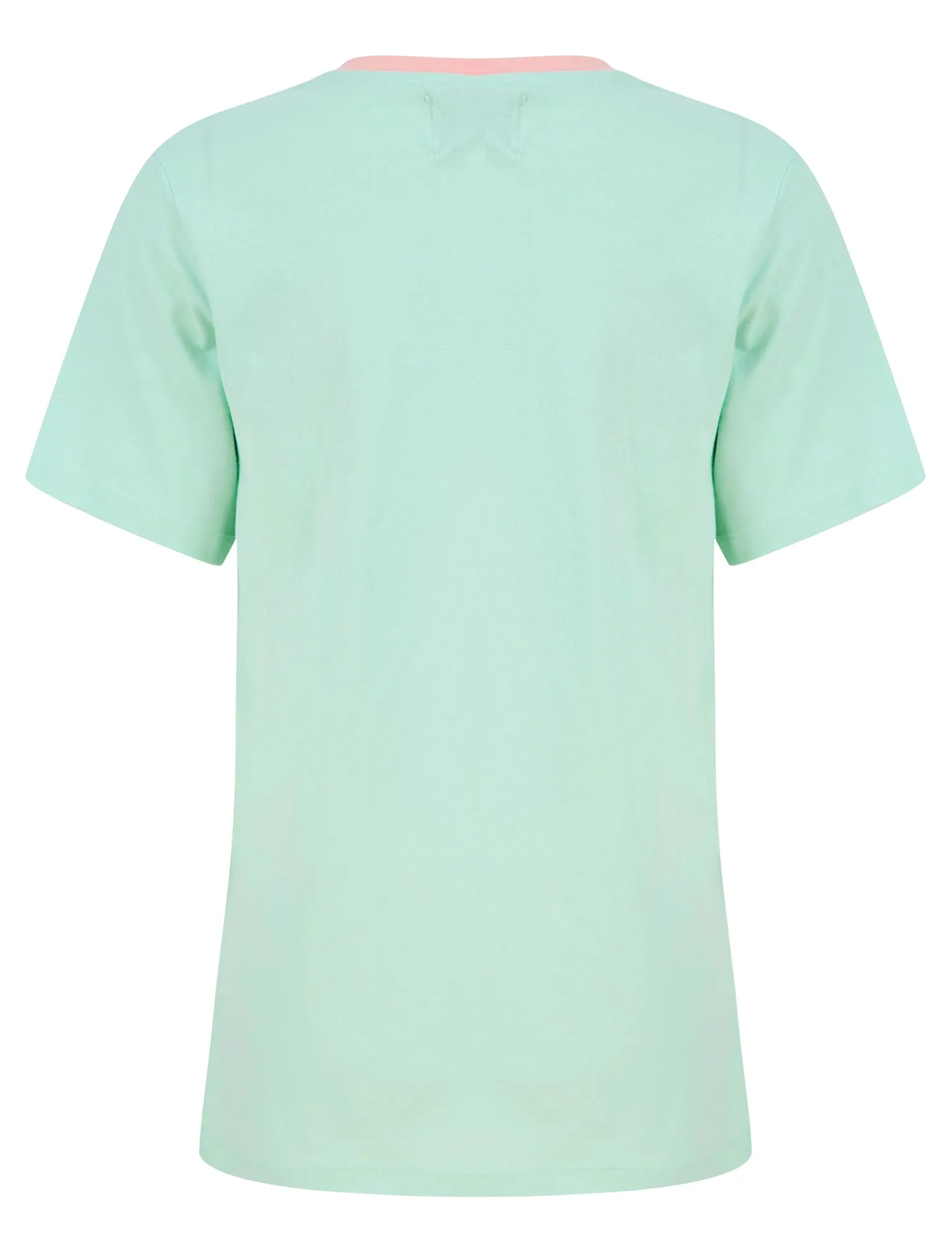 TKY Motif Cotton Jersey Ringer T-Shirt in Surf Spray Mint - Tokyo Laundry