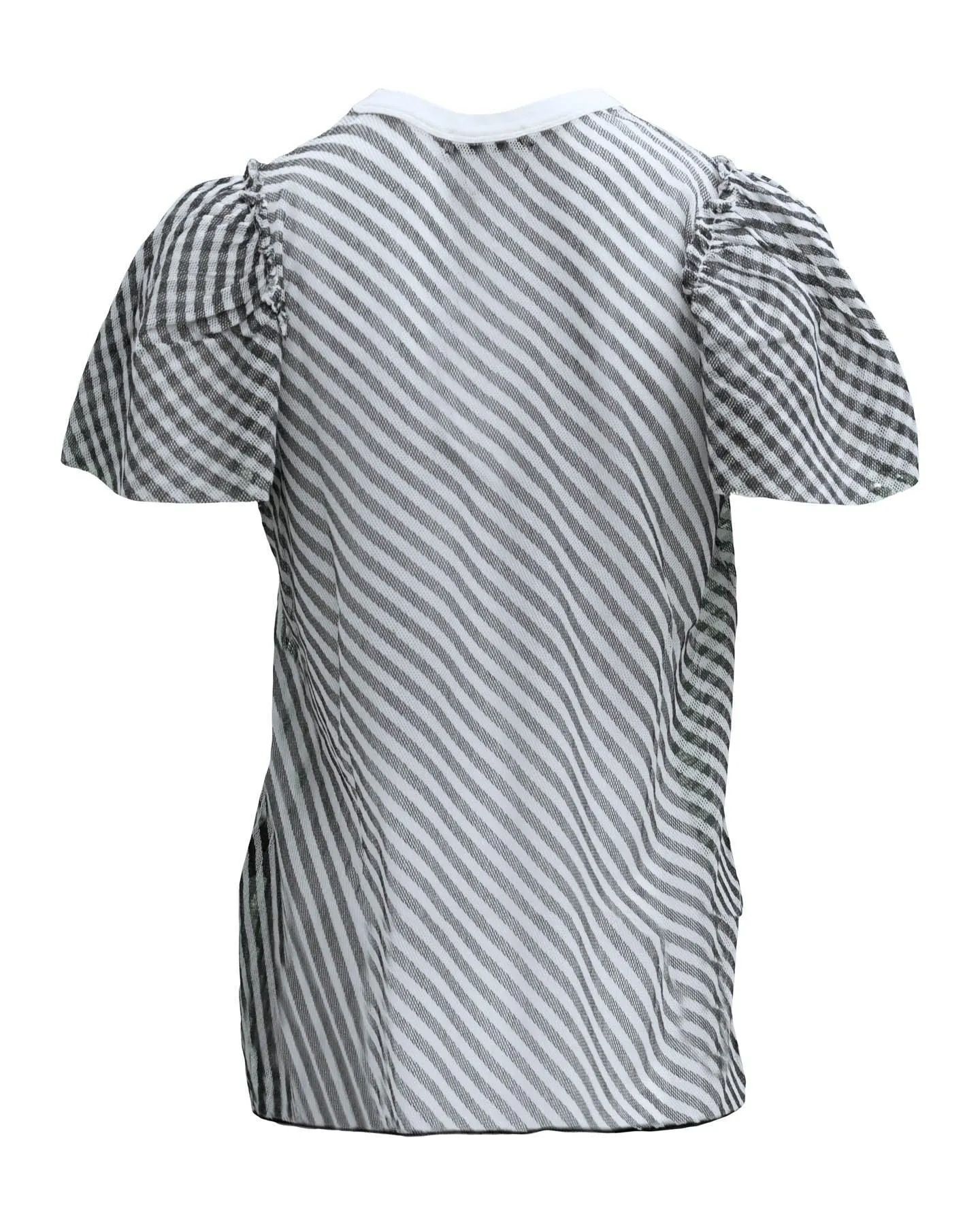 Transparent Coolness Short Sleeve Blouse